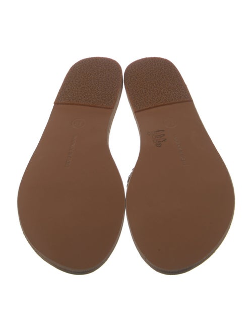 Ancient Greek Sandals Leather Braided Accents Gladiator Sandals