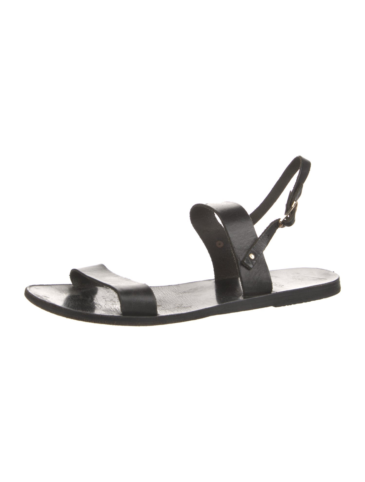 Ancient Greek Sandals Leather Slingback Sandals