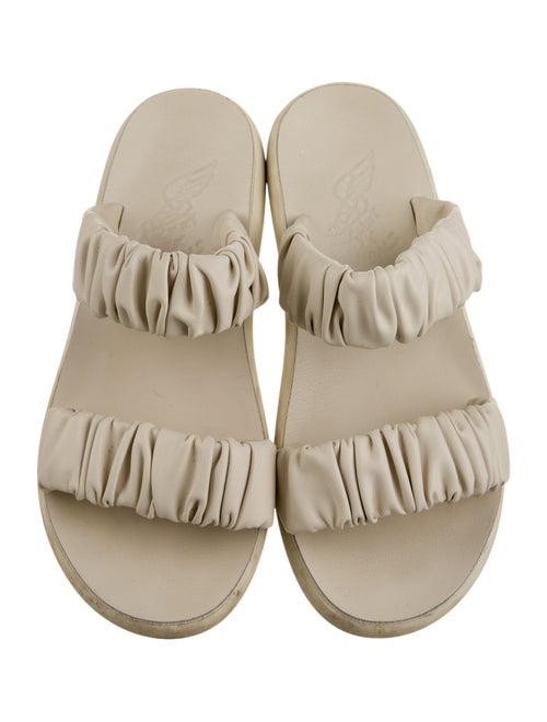 Ancient Greek Sandals Leather Slides