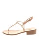 Ancient Greek Sandals Leather T-Strap Sandals