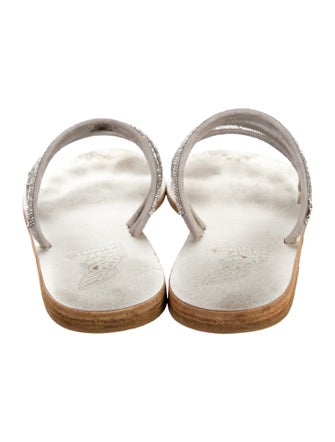 Ancient Greek Sandals Leather Slides
