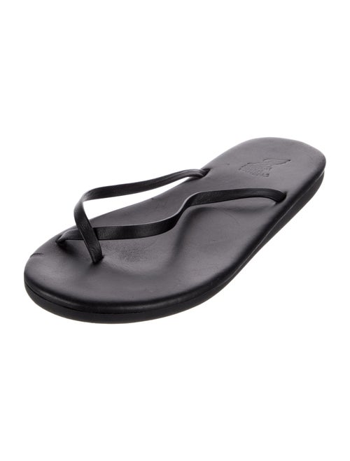 Ancient Greek Sandals Leather Slides