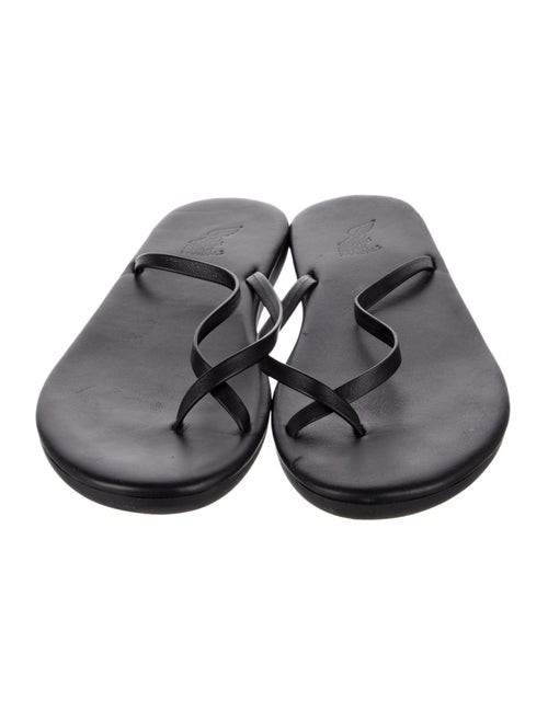Ancient Greek Sandals Leather Slides