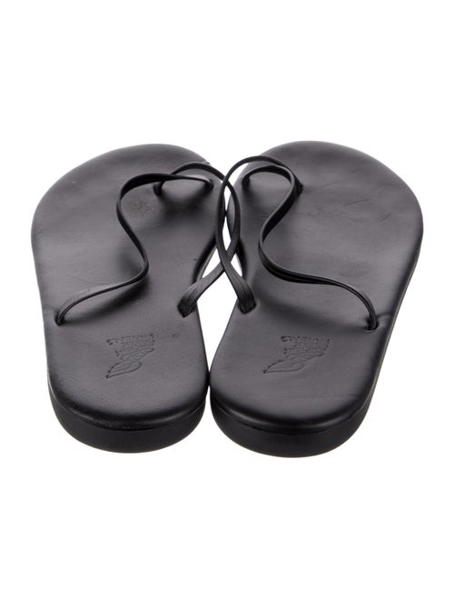 Ancient Greek Sandals Leather Slides