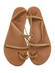 Ancient Greek Sandals Leather Braided Accents Sandals