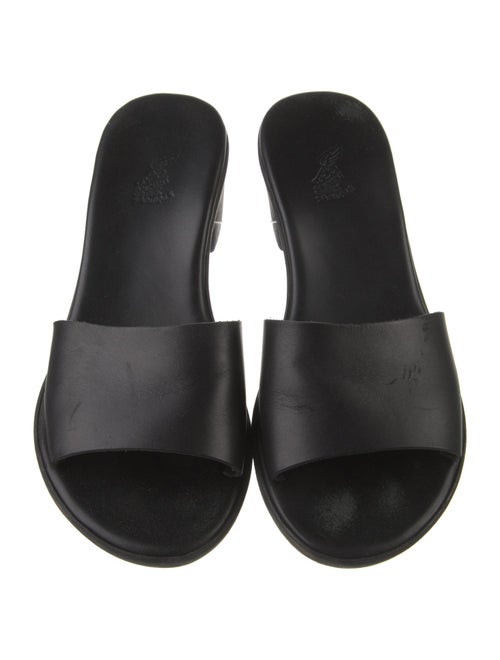 Ancient Greek Sandals Leather Slides