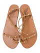 Ancient Greek Sandals Leather Braided Accents Sandals