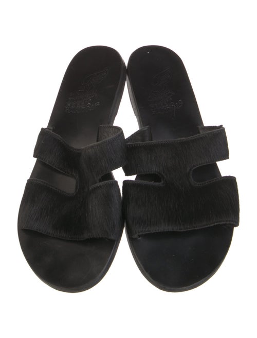 Ancient Greek Sandals Ponyhair Slides