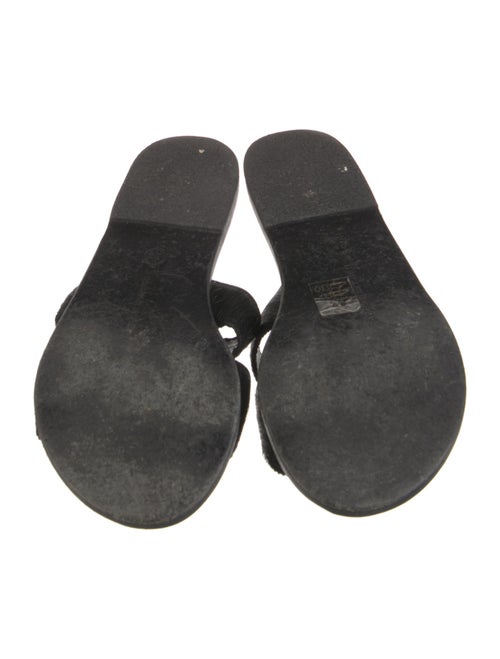 Ancient Greek Sandals Ponyhair Slides