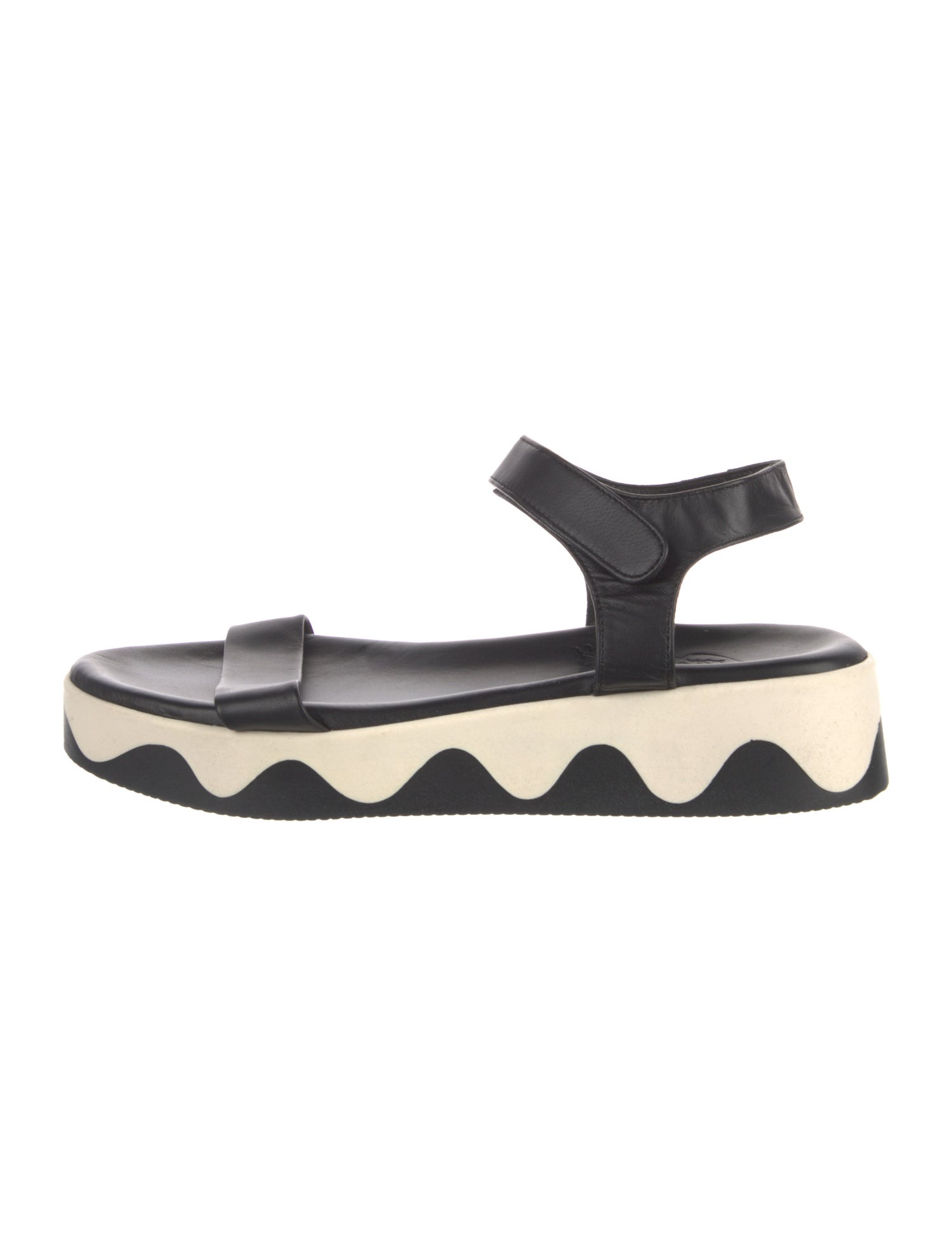 Ancient Greek Sandals Leather Colorblock Pattern Slingback Flats