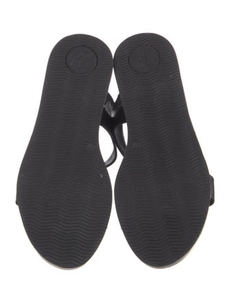 Ancient Greek Sandals Leather Colorblock Pattern Slingback Flats