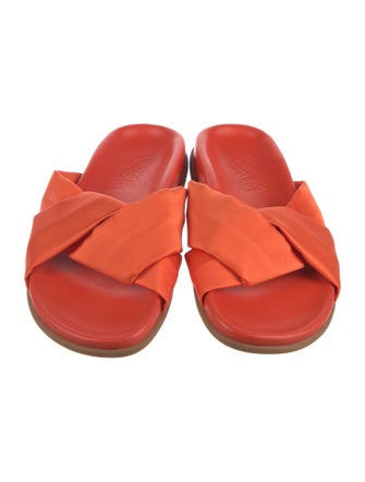 Ancient Greek Sandals Satin Mules