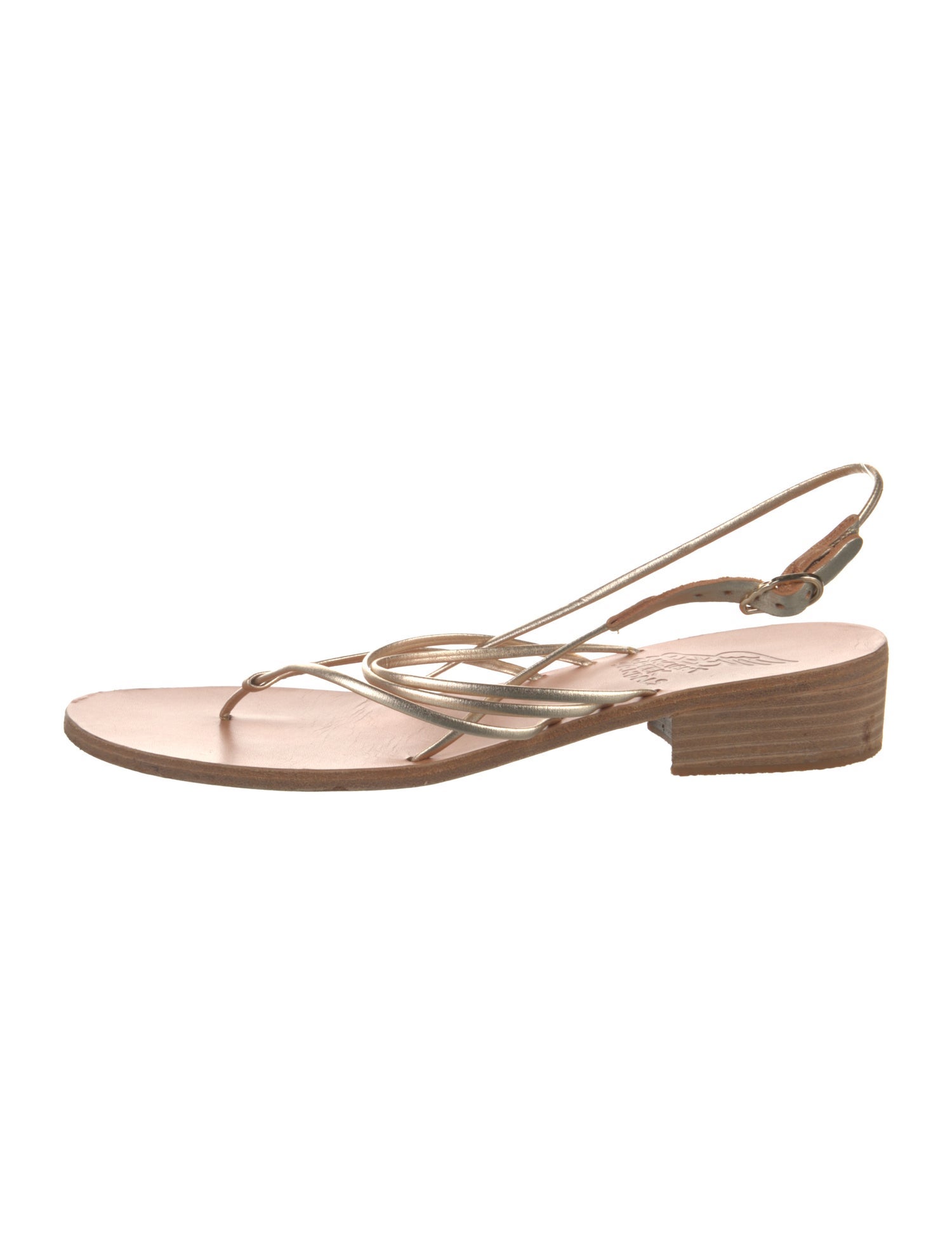 Ancient Greek Sandals Leather Slingback Sandals