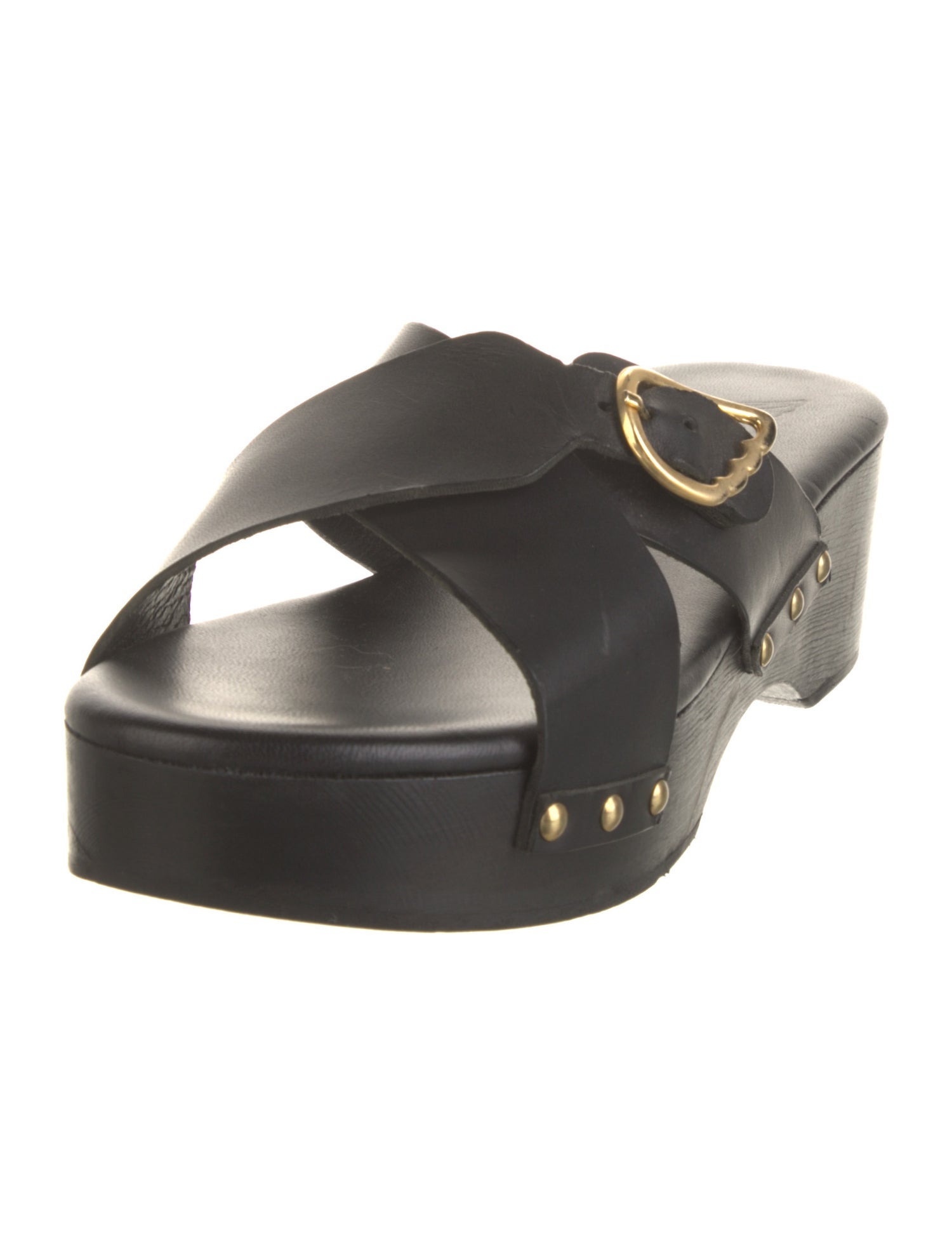 Ancient Greek Sandals Leather Slides