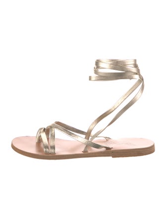 Ancient Greek Sandals Leather Gladiator Sandals