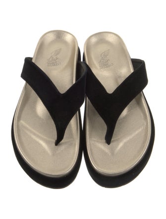 Ancient Greek Sandals Velvet Flip Flops