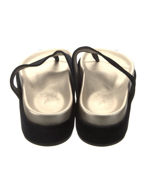 Ancient Greek Sandals Velvet Flip Flops