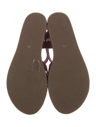 Ancient Greek Sandals Leather Slingback Flats