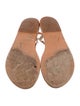 Ancient Greek Sandals Leather T-Strap Sandals