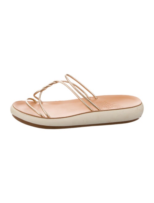 Ancient Greek Sandals Leather Slides