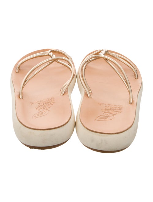 Ancient Greek Sandals Leather Slides