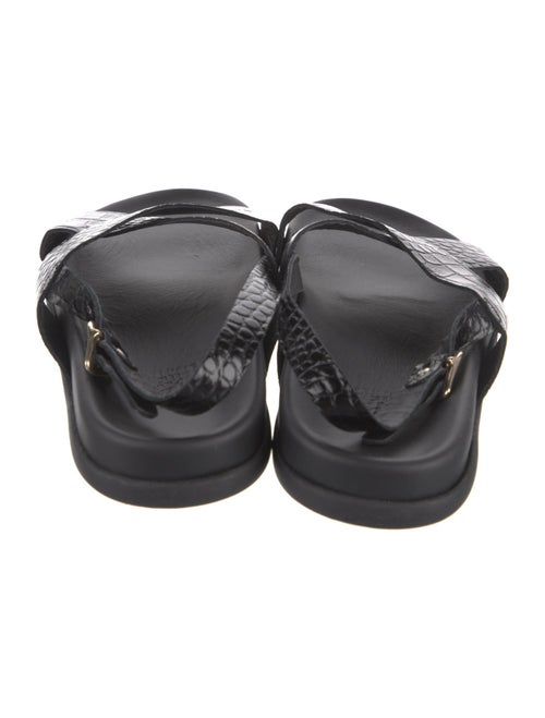 Ancient Greek Sandals Leather Slingback Sandals