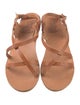 Ancient Greek Sandals Leather Slingback Sandals