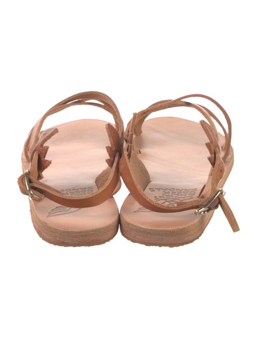 Ancient Greek Sandals Leather Slingback Sandals