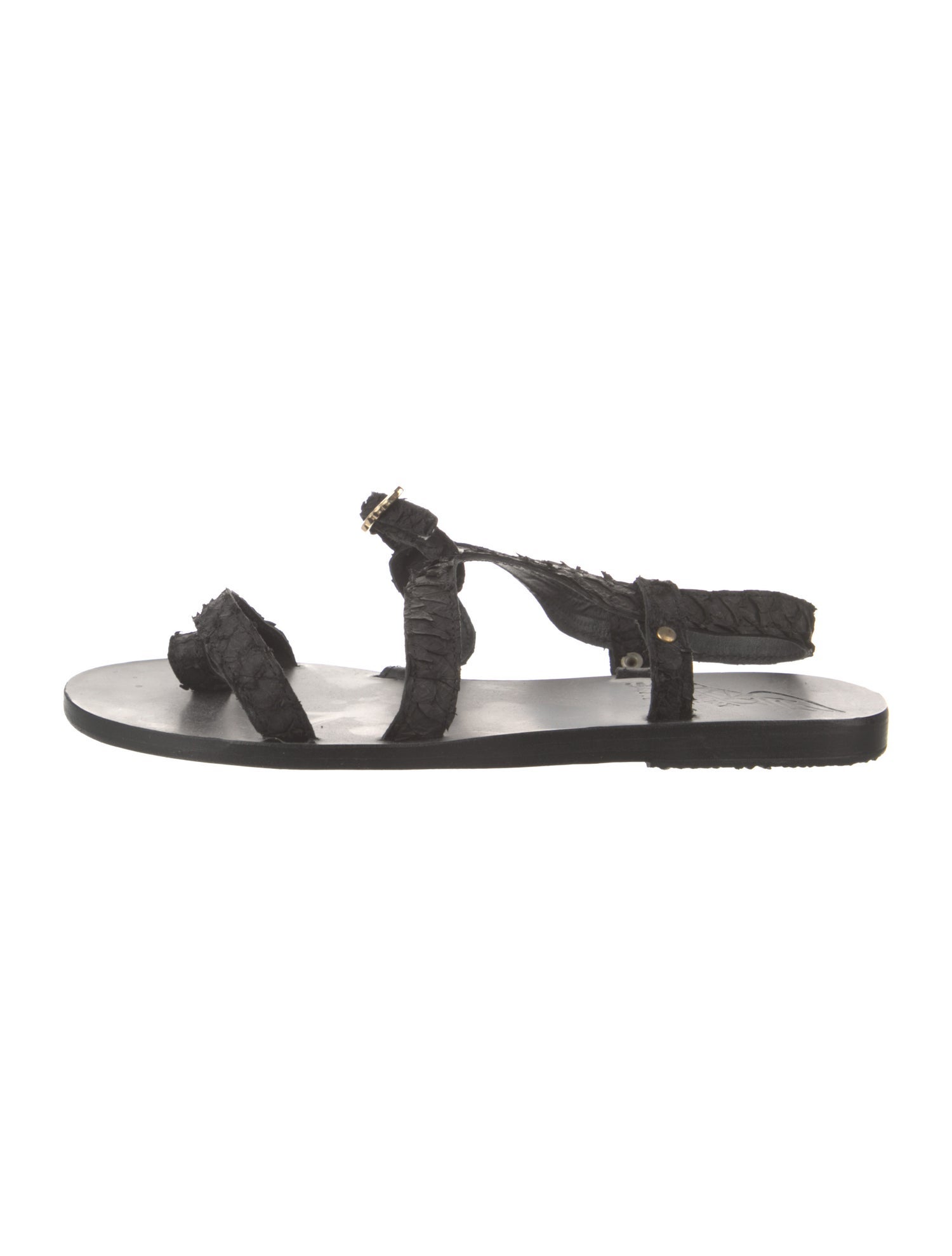 Ancient Greek Sandals Leather Slingback Sandals