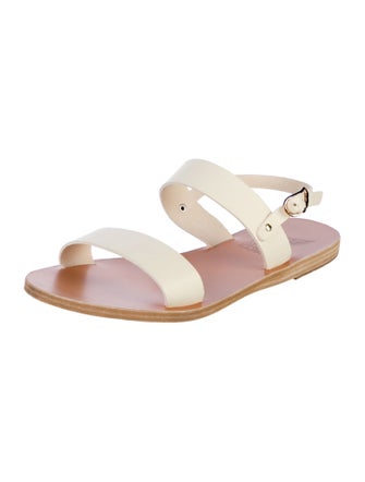 Ancient Greek Sandals Leather Slingback Sandals