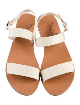 Ancient Greek Sandals Leather Slingback Sandals