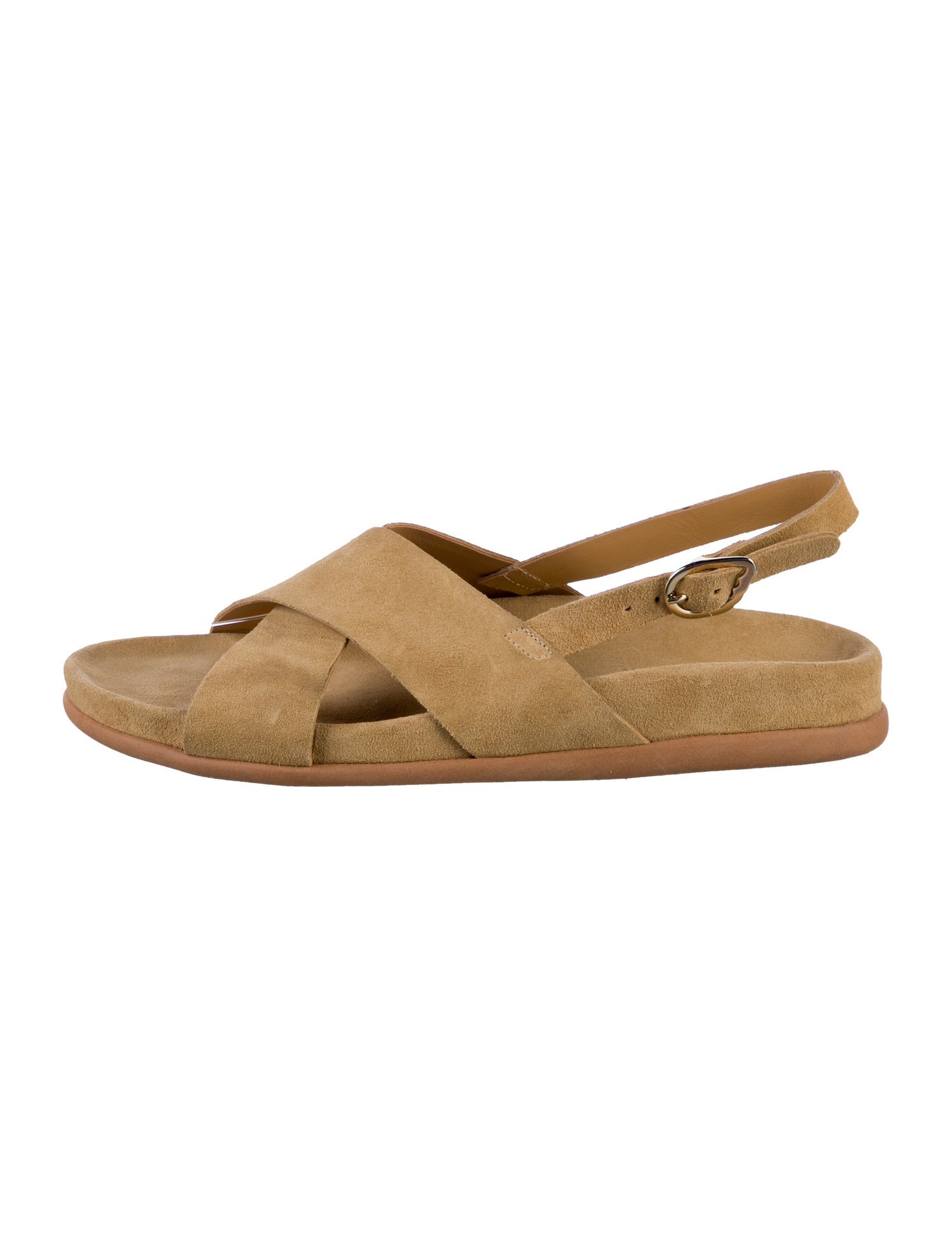 Ancient Greek Sandals Suede Slingback Sandals