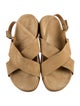 Ancient Greek Sandals Suede Slingback Sandals