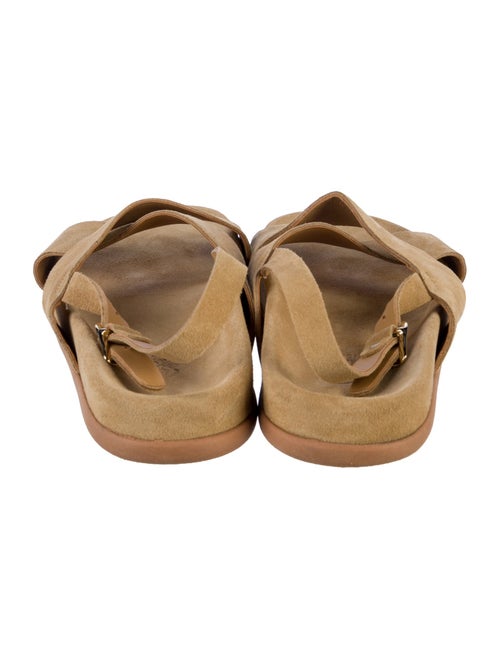 Ancient Greek Sandals Suede Slingback Sandals