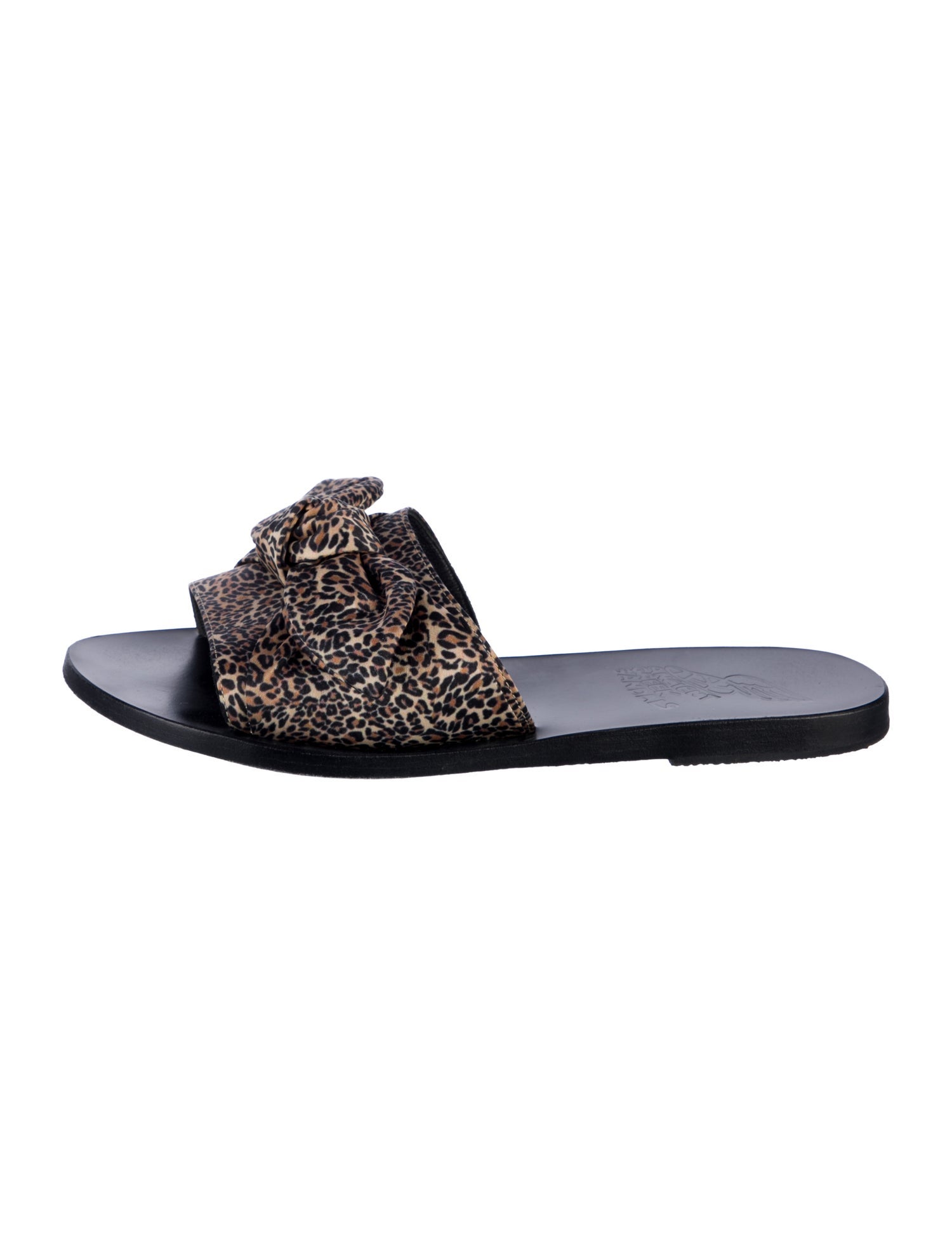 Ancient Greek Sandals Animal Print Slides