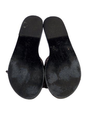 Ancient Greek Sandals Animal Print Slides