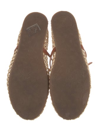 Ancient Greek Sandals Raffia Colorblock Pattern Mary Jane Flats