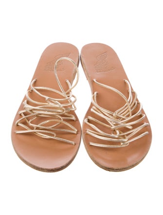 Ancient Greek Sandals Leather Flats