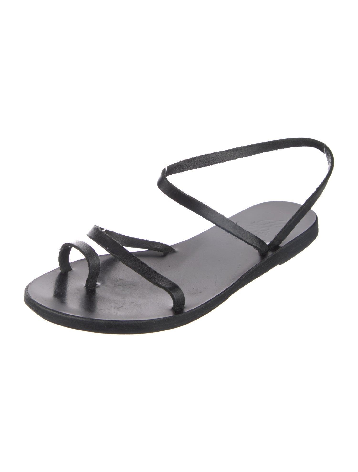Ancient Greek Sandals Leather Slingback Sandals