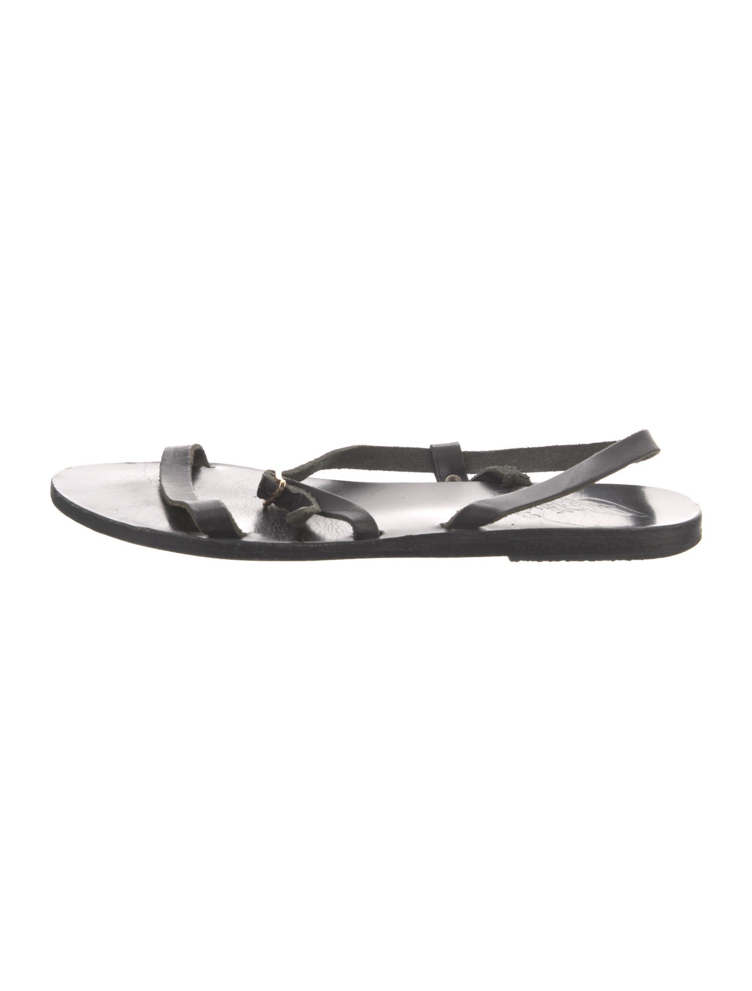 Ancient Greek Sandals Leather Slingback Sandals