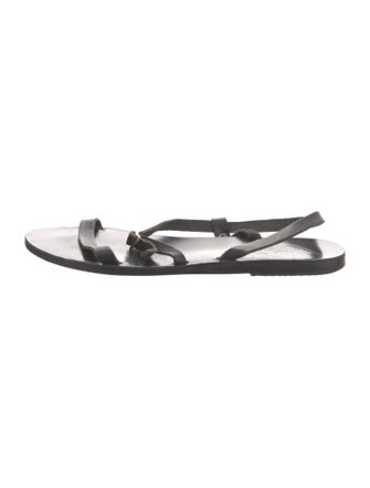 Ancient Greek Sandals Leather Slingback Sandals