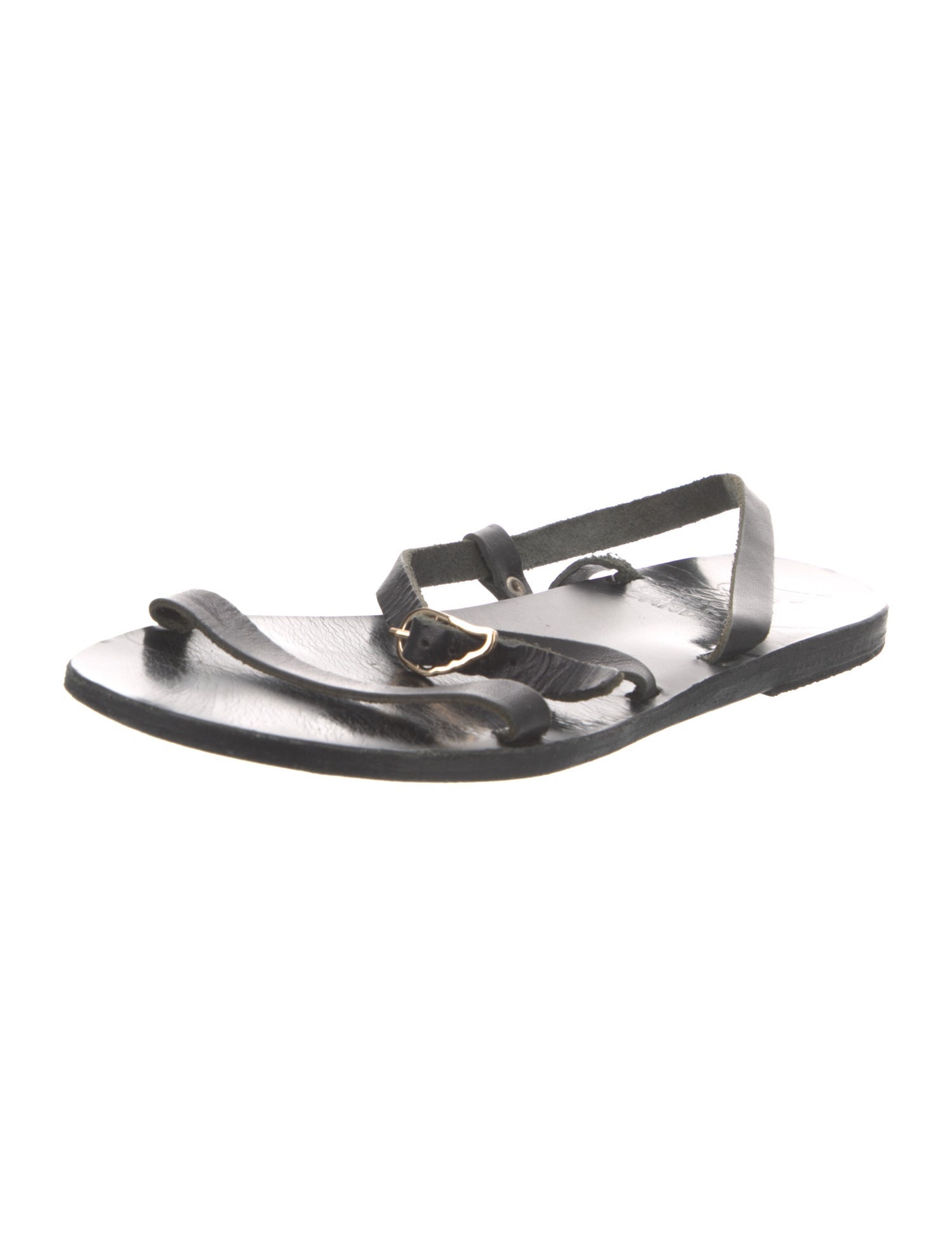 Ancient Greek Sandals Leather Slingback Sandals