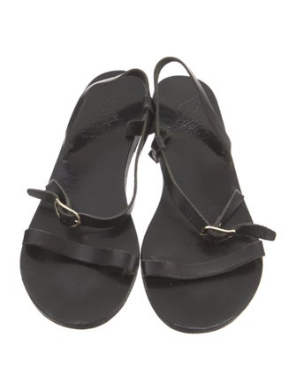 Ancient Greek Sandals Leather Slingback Sandals