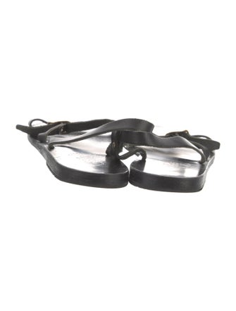 Ancient Greek Sandals Leather Slingback Sandals