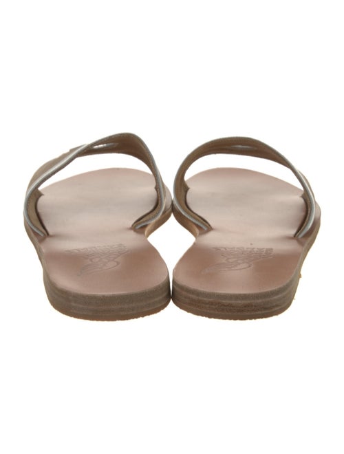 Ancient Greek Sandals Suede Colorblock Pattern Flats