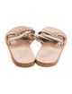 Ancient Greek Sandals Leather Printed Flats