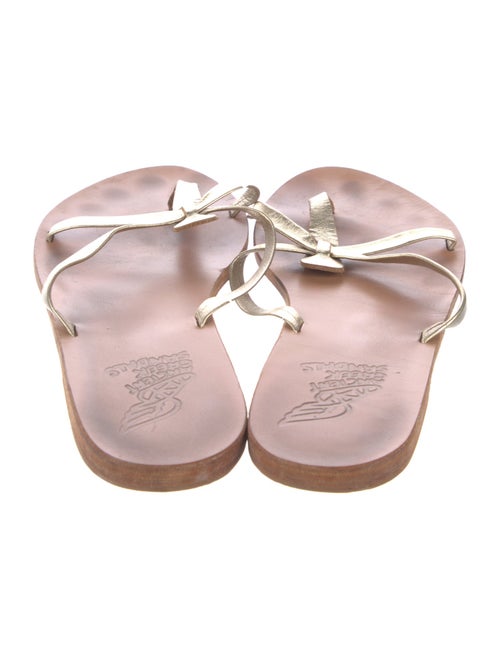 Ancient Greek Sandals Leather Slides