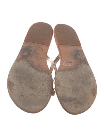 Ancient Greek Sandals Leather Slides