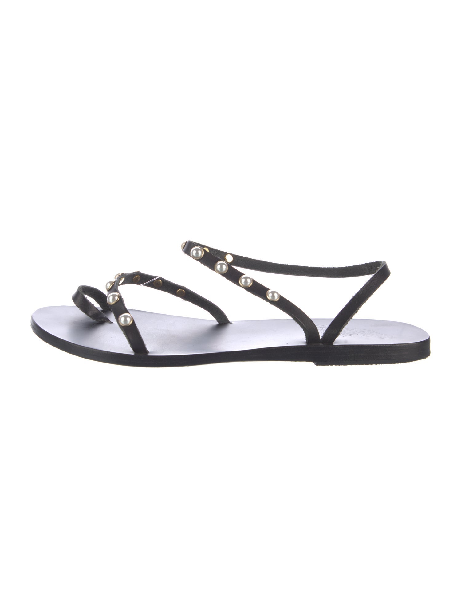Ancient Greek Sandals Leather Slingback Sandals
