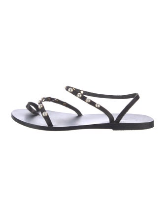 Ancient Greek Sandals Leather Slingback Sandals